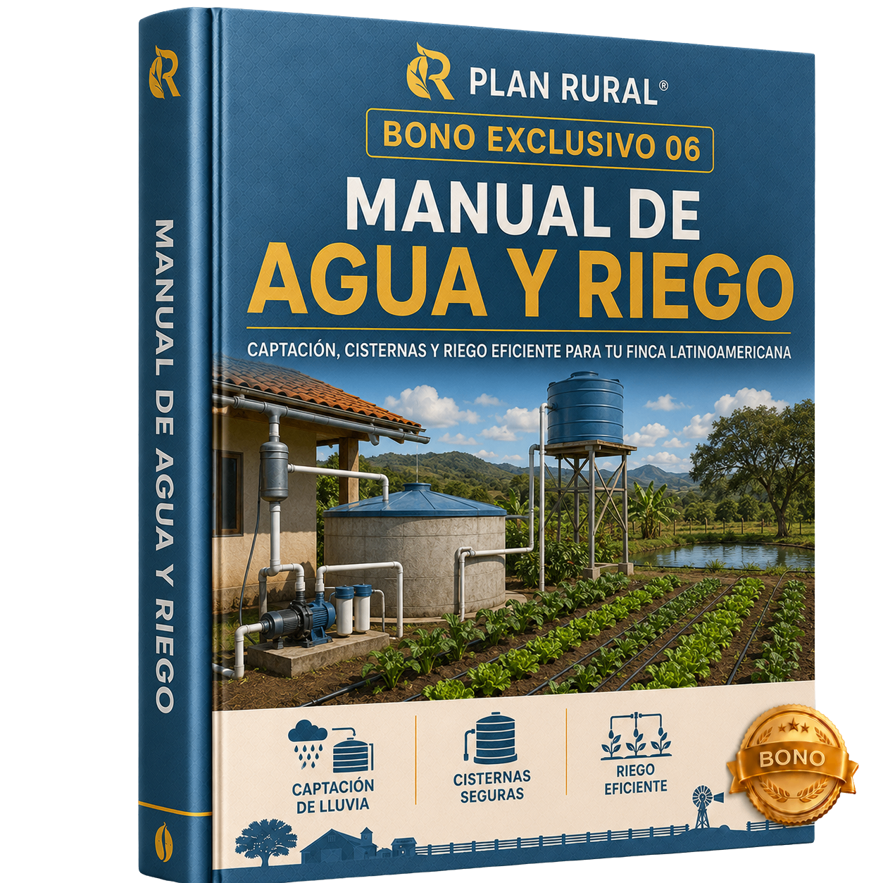 Mockup de Manual de Agua y Riego